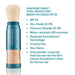 Sunforgettable® Total Protection™ Brush-on Shield SPF 50 Multipack SPF info